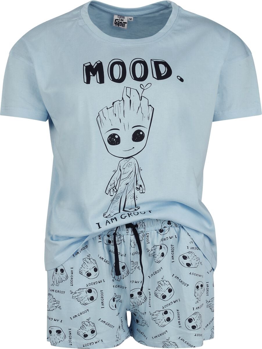 Guardians of the Galaxy Mood Pyjama blauw Katoen
