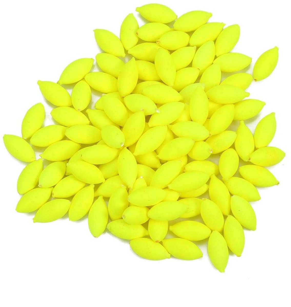 Dailygoods- Glow Rig Beads 100 stuks - Lichtgewicht Plastic Kralen - Duurzaam - Waterdicht - Geschikt voor Zee/Fresh Fishing - Heldere Kleur voor Dim Light - Viskralen