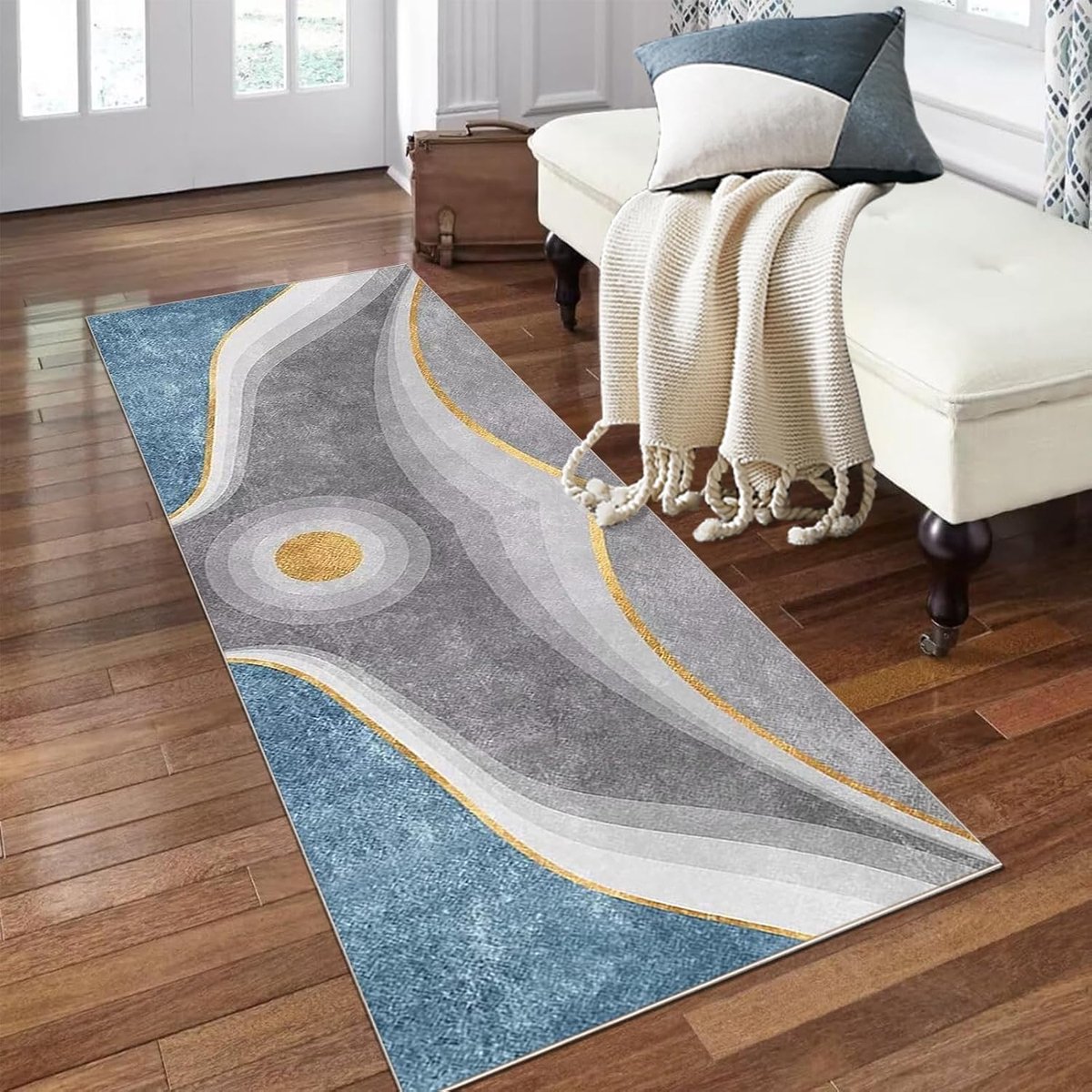 Tapijtloper Hal - Vloerkleed Loper - Vloer Beschermen - Wasbaar Antislip - 70 x 200 cm - M
