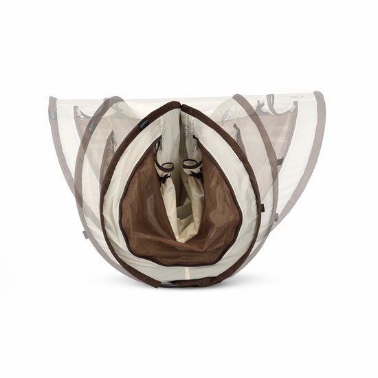 Deryan Peuter Luxe Campingbedje met Matras - Reisbed Inklapbaar - Campingbedje Baby - Hazel van Deryan — afbeelding 2