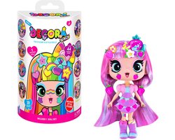 Decora Girlz Mystery verzamelpop - 1 exemplaar - Express en Decorate - Verrassingspakket met 8 verrassingen