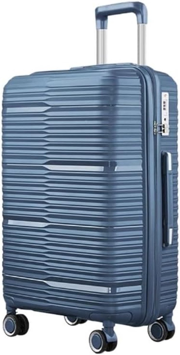 Reiskoffer - Koffer Trolley - Reizen Buitenland - TSA Slot - 60 cm - Geel