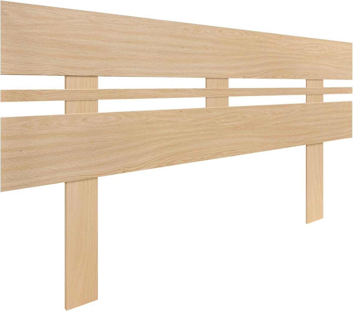 Hoofdbord van MDF - Bedombouw - Slaapkamer Inrichten - Gerecycled Materiaal - 150x115 cm - Natuurhout