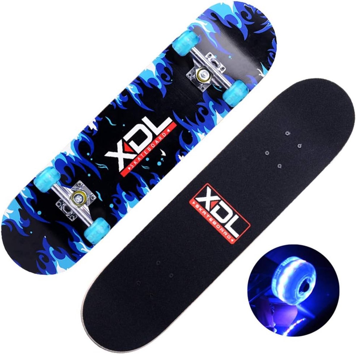 Longboard Skateboard Streetboard Four Wheel Board Straat Cruisen Dubbele Rocker Concave 311 x 81 inch