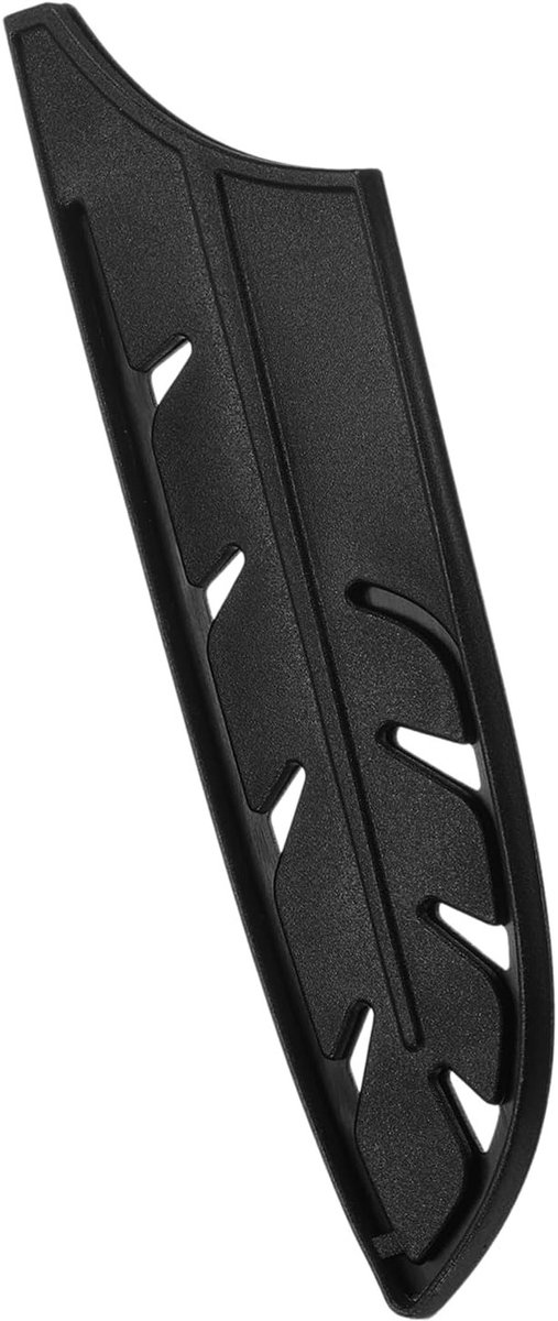 Beschermende Mesbeschermer voor 5" Santoku Kookmes - Universele Blade Cover in Zwart, Ideaal voor Keuken en Kookaccessoires