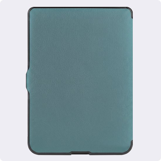 Hoes Geschikt voor Kobo Nia - Luxe E-reader Trifold Case - Bescherm Hoesje Book Cover - Donkergroen — afbeelding 5