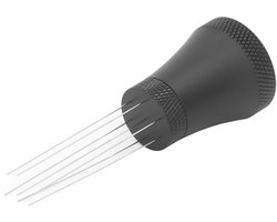 carmdering - Koffie Naald Roerder - Koffie Distributie Tool - Handmatig Mengapparaat - Klonten Breken Functie - Ergonomisch Ontwerp - Roestvrij Staal - Duurzame Constructie - Verbeterde Smaak Extractie - 12 Delen Set