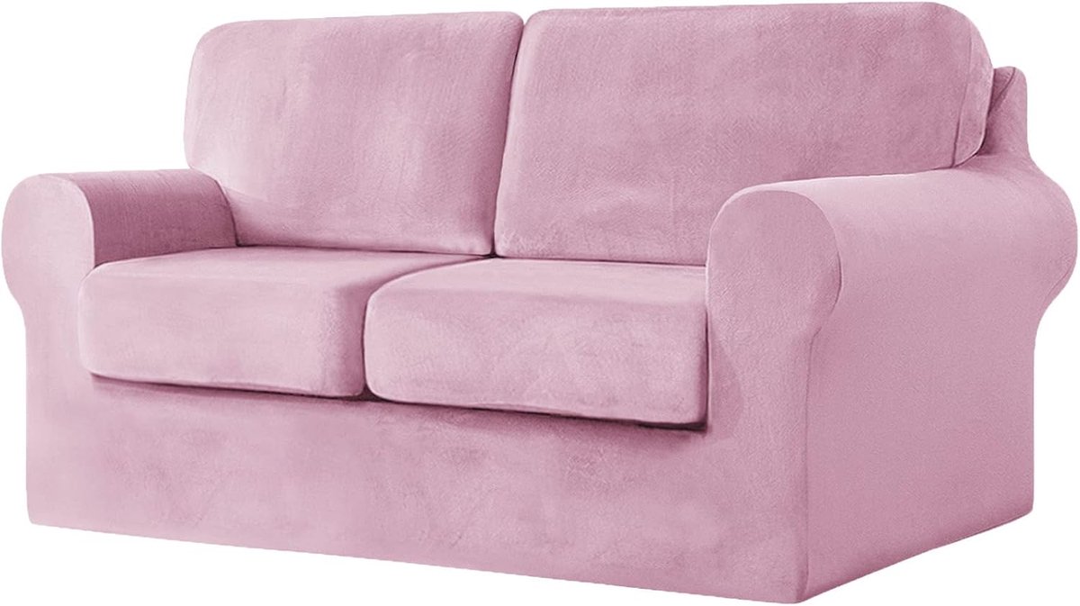 Bankovertrek Set - Meubelbeschermer - Interieur Vernieuwen - 5-delig Stretchfluweel - Voor