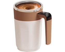 Automatische Roerbeker - Slimme Mok - Dranken Mengen - USB Oplaadbaar - 400ml Capaciteit - Licht Koffie