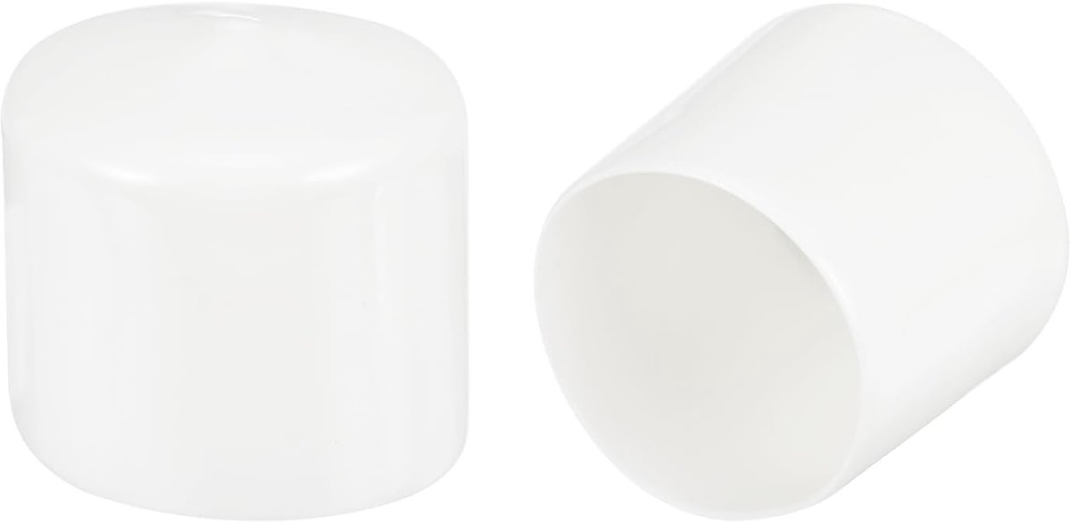 Rubberen stoppers - Vinyl doppen - Vloeren beschermen - Flexibel en waterdicht - 51 mm binnendiameter - Wit