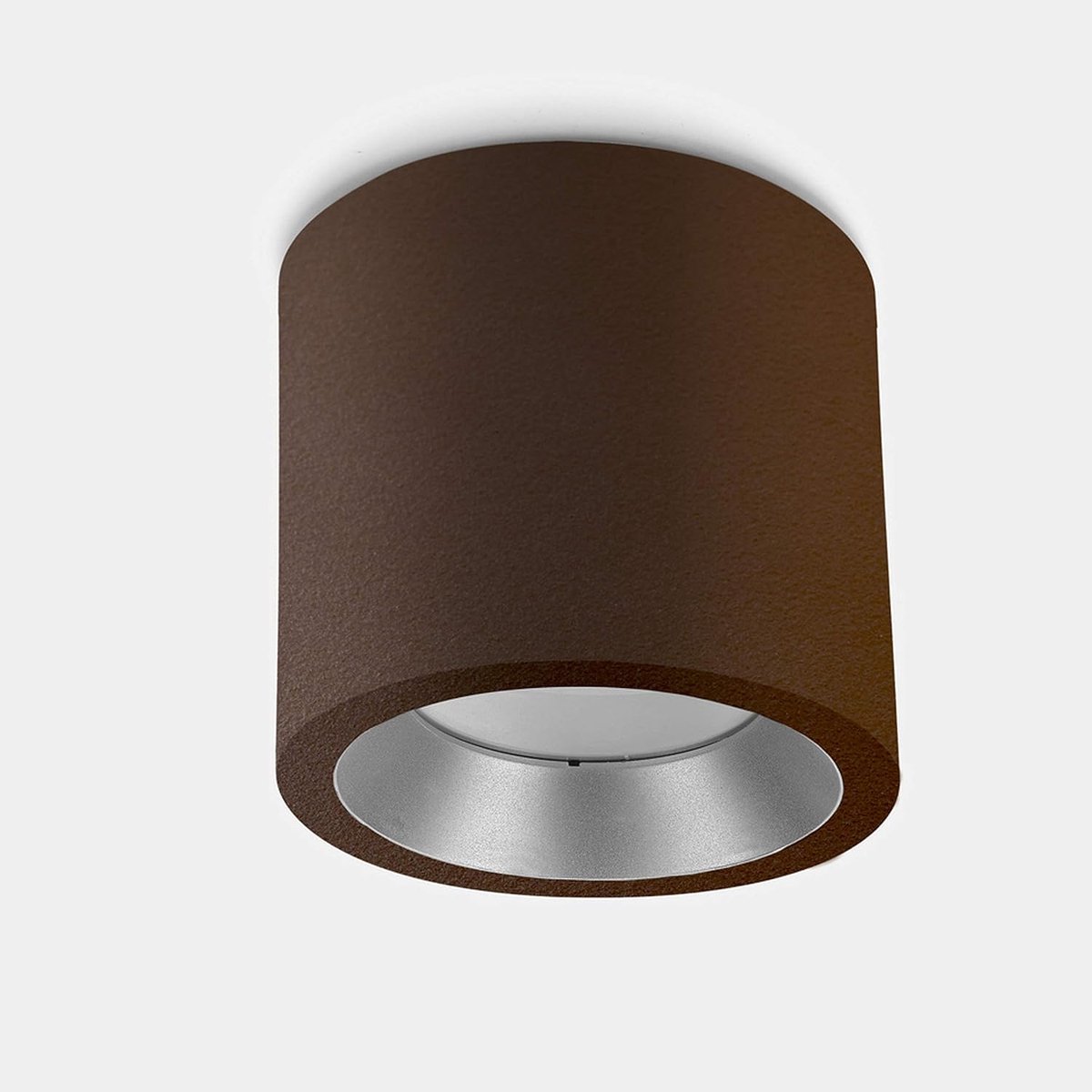 LED Lamp - Buitenlamp - Terras Verlichting - Stofdicht Waterdicht - 126 mm Diameter - Bruin