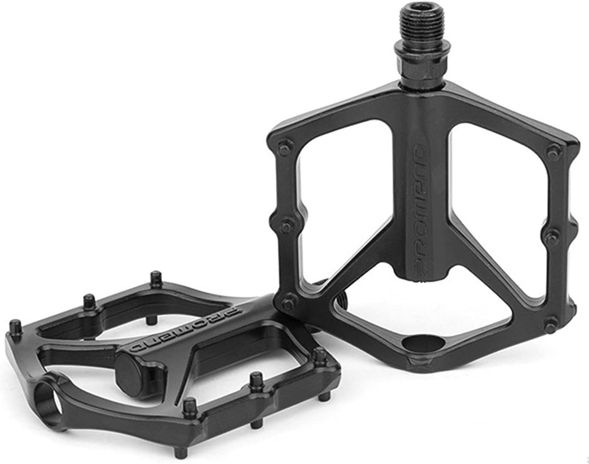 Fiets Pedalen - MTB Pedalen - Fietsen Onderdelen - Aluminium DU Lager - M14 Schroefdraad - Zwart