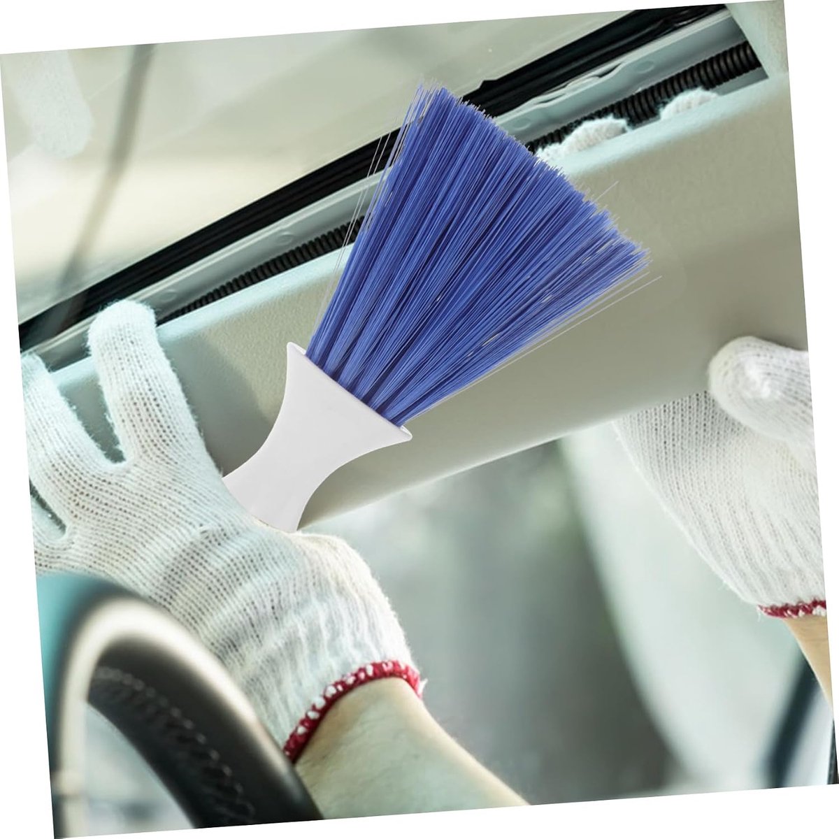 Auto Poetsborstel - Interieur Reiniger - Dashboard Reinigen - Zachte Borstelharen - 22 cm Lengte - Diverse Kleuren – foto 5