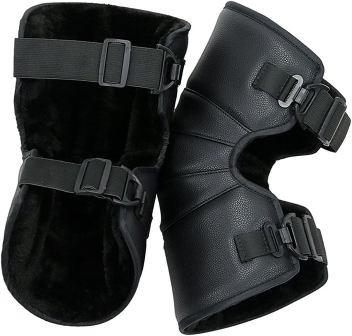 Warme Kniebeschermers - Motor Beschermers - Winter Rijden - Winddicht Waterdicht - One Size - Zwart