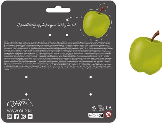 QHP - Oornetje voor Hobby Horse - Lila - One size LET OP!!! EXCL. HOBBYHORSE!! — afbeelding 5