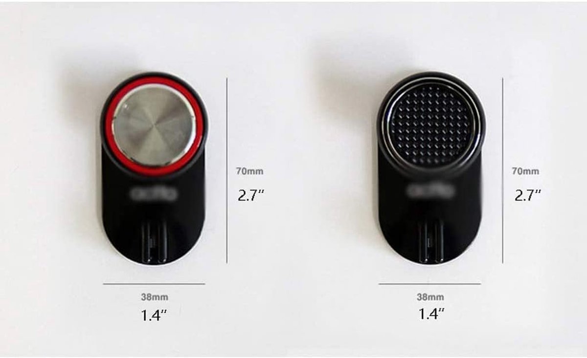 Headset Houder - Hoofdtelefoon Stand - Werkplek Organiseren - Ruimtebesparend Ontwerp - 38x70x37 mm - Zwart