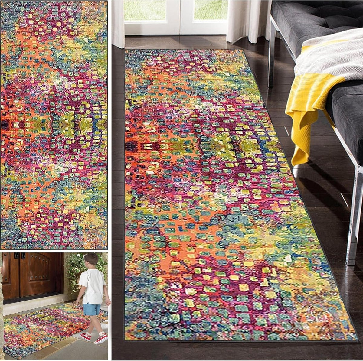 Lange Vloerbedekking - Sloop Runner - Vloer Beschermen - Machinewasbaar - 80 x 150 cm - Ab