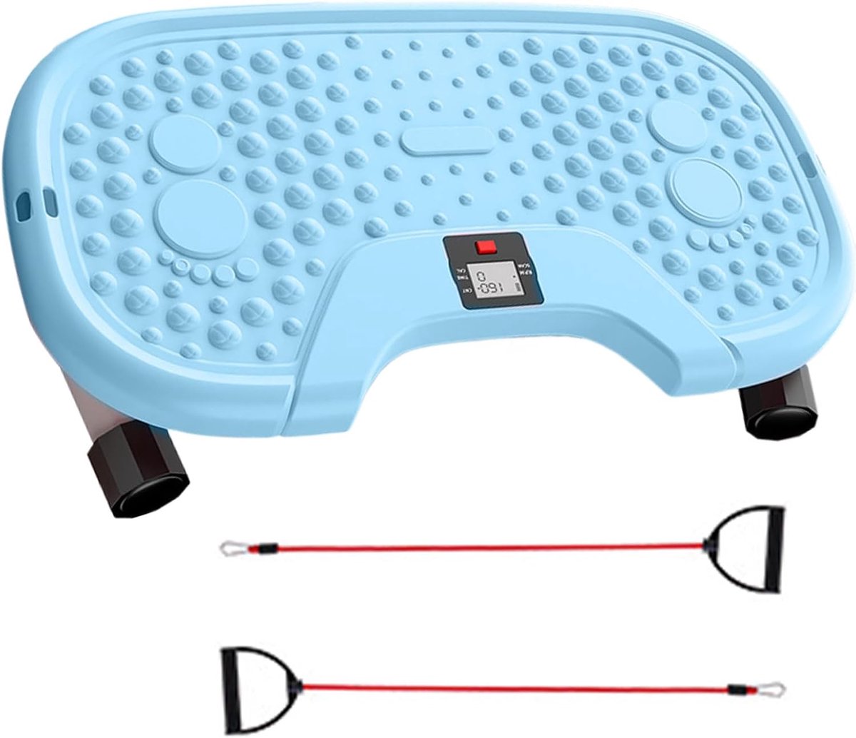 Trainingsstepper - Been Trainers - Thuis Fitness - Dubbele Trainingsfunctionaliteit - Compact Opvouwbaar - Blauw