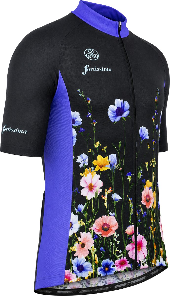 Fortissima Fietsshirt Bloemen - Heren en Dames - Korte Mouw - Maat XXL — afbeelding 2