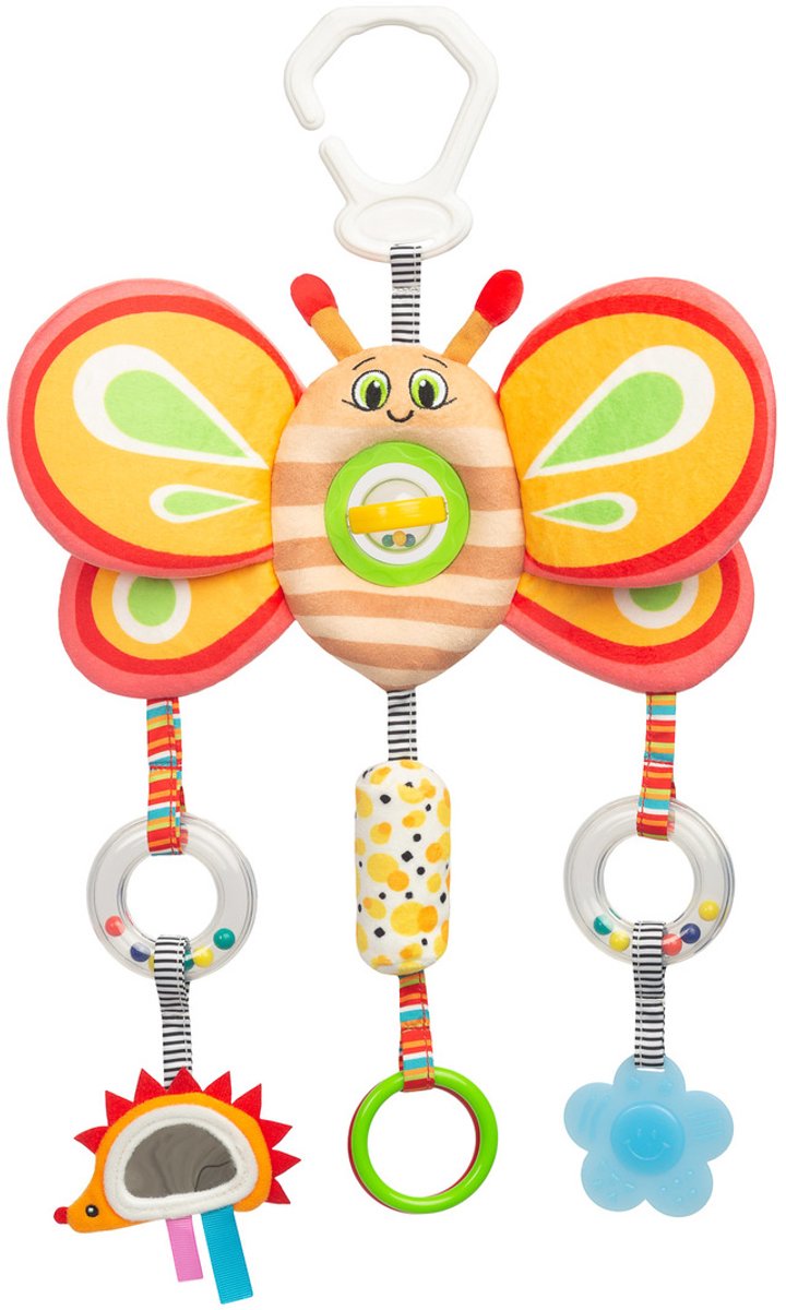 Colorful Reisspeelgoed - Vlinder - Sensorisch Speelgoed - Ergonomisch - Voor 0-18 Maanden