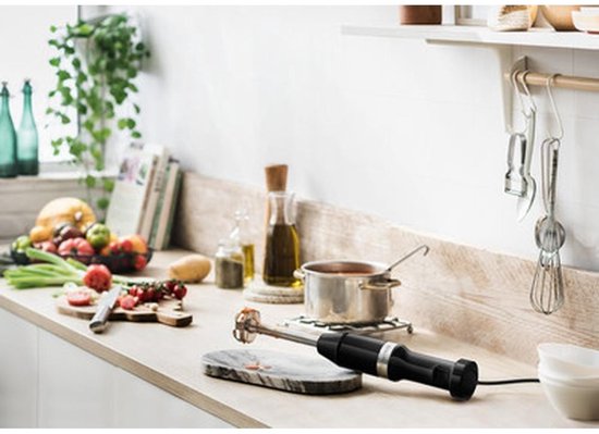KitchenAid 5KHBV83EOB Staafmixer - 180 W - Onyx Zwart - Inclusief Accessoires — afbeelding 4