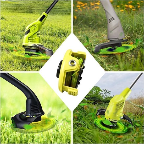 Vervangende lijnspoel RAC118 geschikt voor Ryobi RLT3525S bosmaaier, zelfvoedende dubbele spoel geschikt voor Ryobi RAC118 RLT3525S diameter 1,2 mm lengte 8,4 m (4 spoelen + 1 dop + 1 veer) — afbeelding 2
