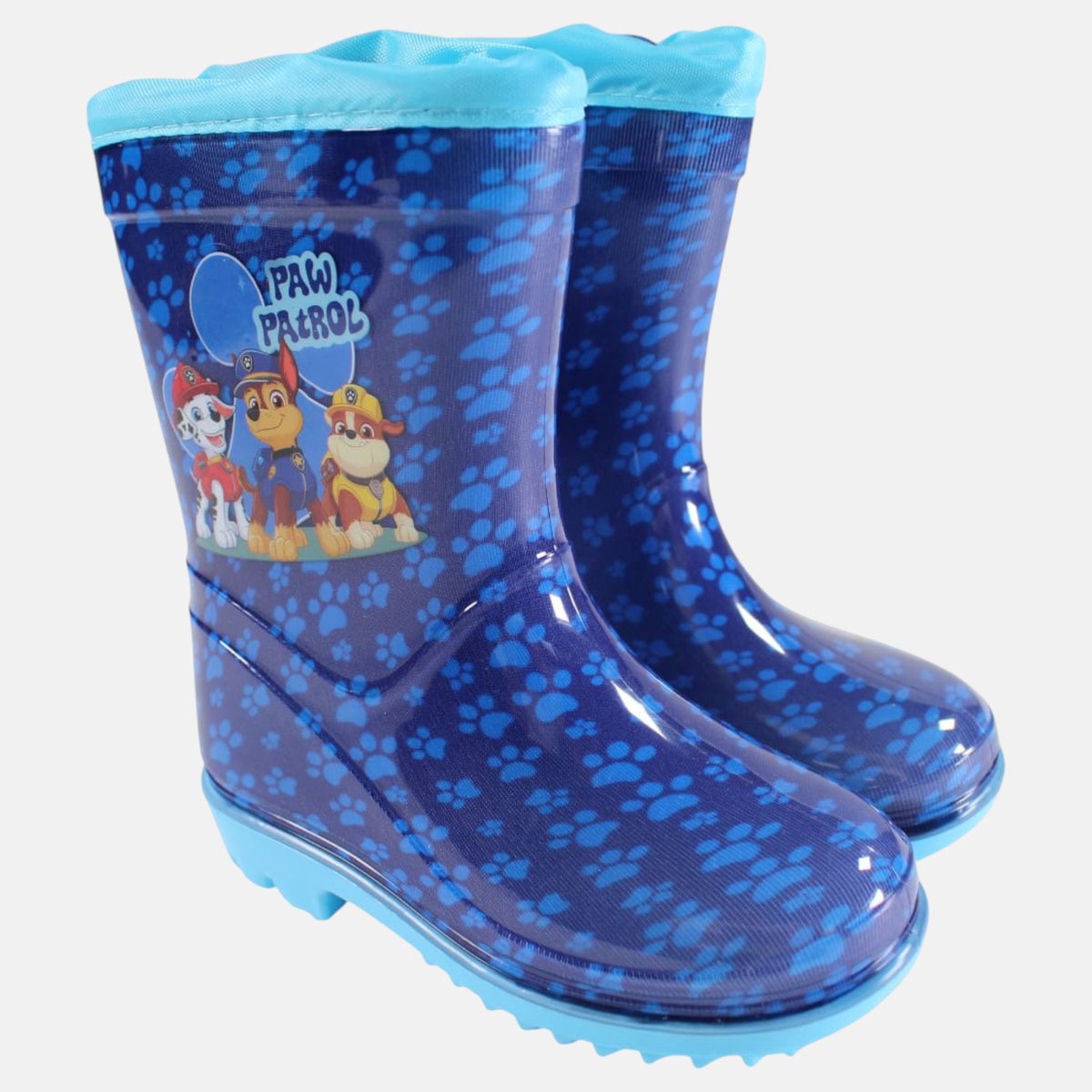Paw Patrol Regenlaarzen - Blauw - Maat 26 - Regen - Chase, Marshall en Rubble - Kinderlaarzen