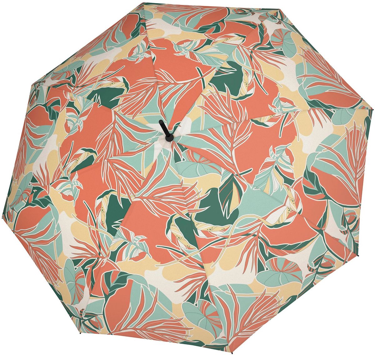 doppler paraplu Nature Long AC Printed Pattern Hygge Bloom veelkleurig