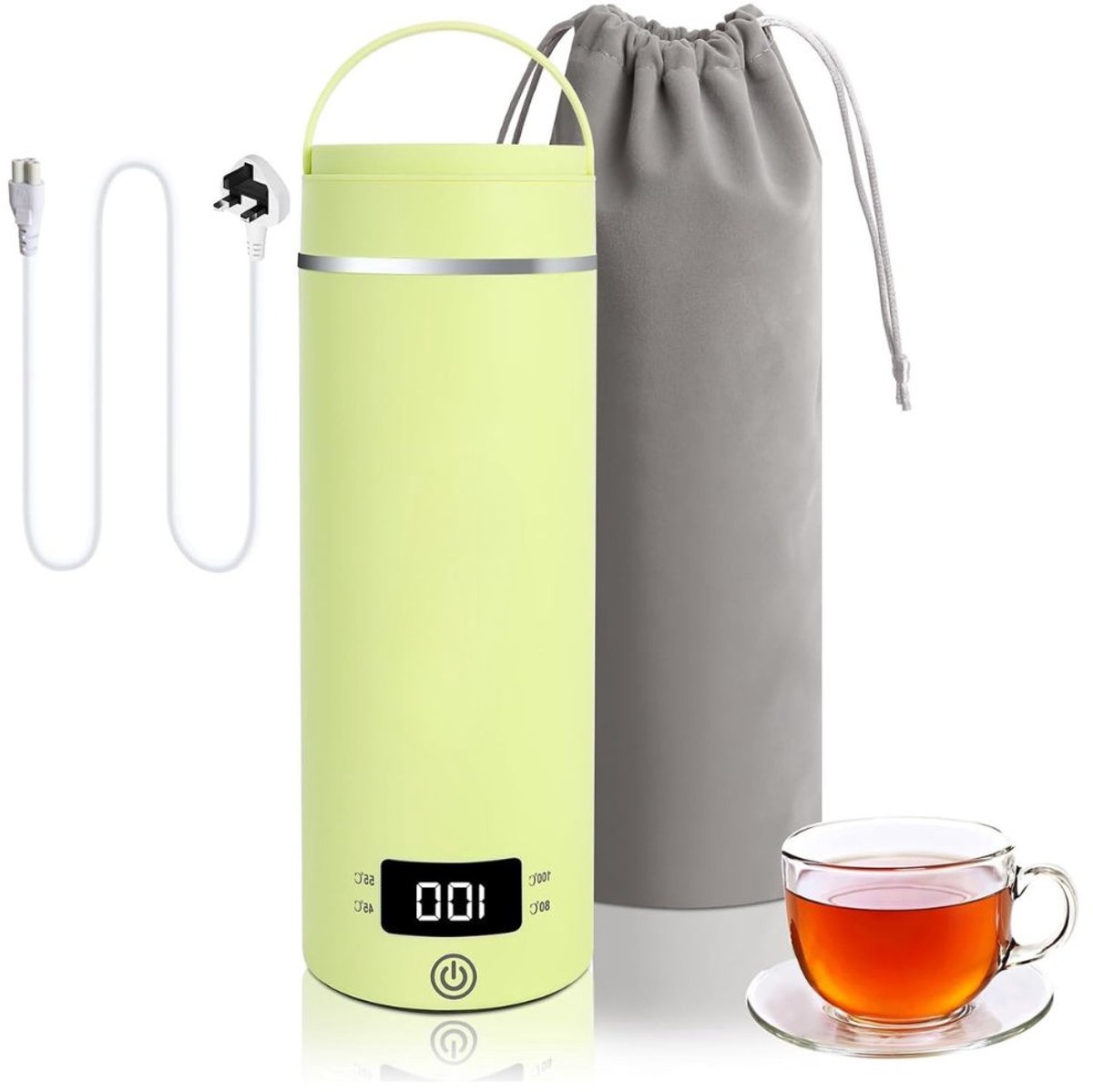 Zavio® Reiswaterkoker - Mini Waterkoker - Draagbare Waterkoker