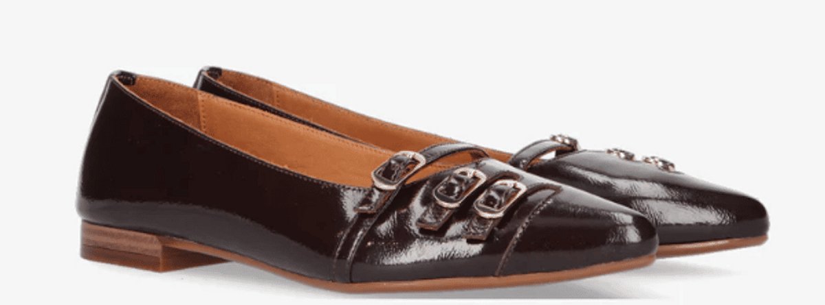 Tango Dames Ballerina Duna 5-f | Bruin | Maat: 39