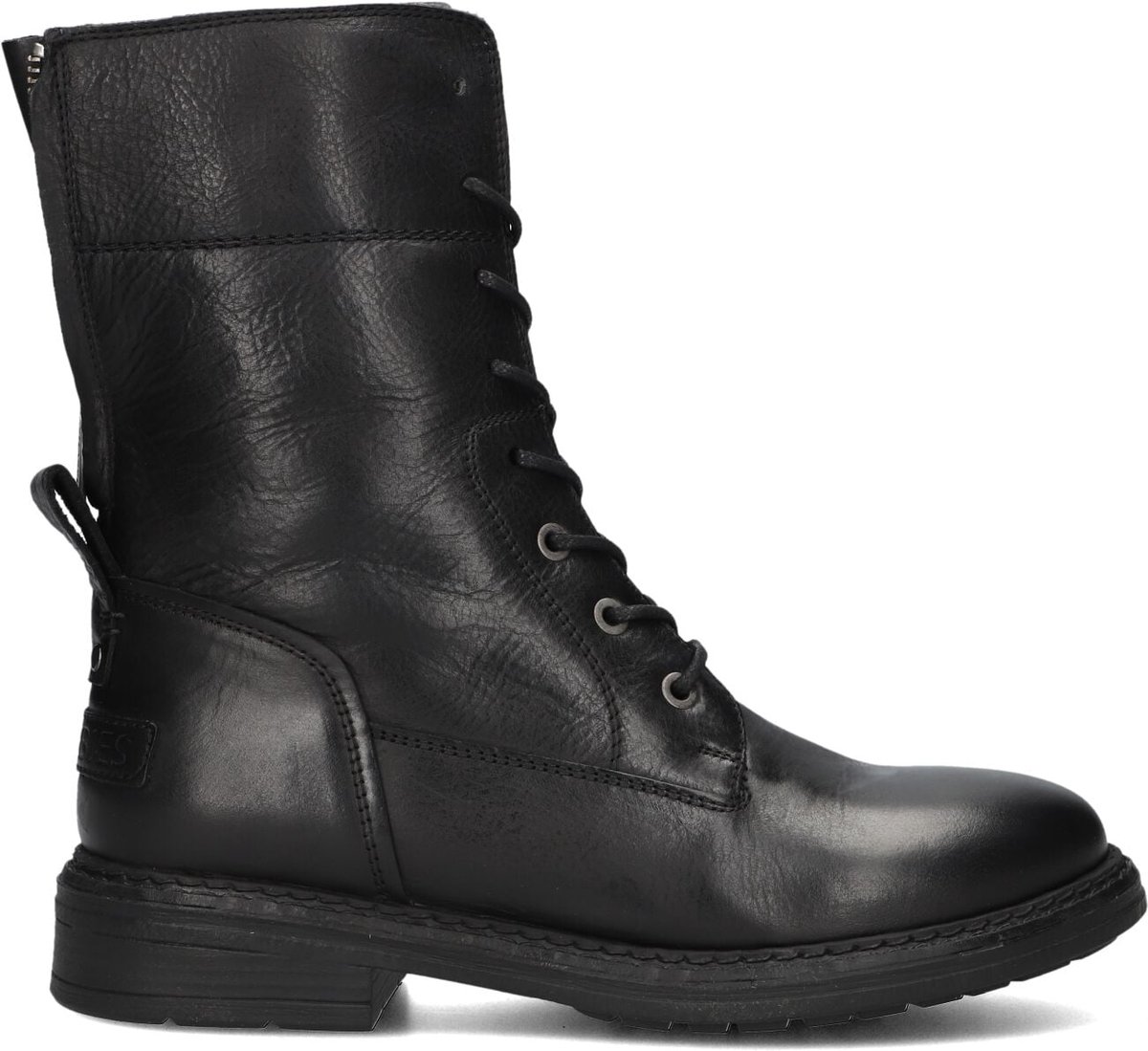 Shabbies Amsterdam - DUCK LACEY NEW Boot Leather Black - Maat 36
