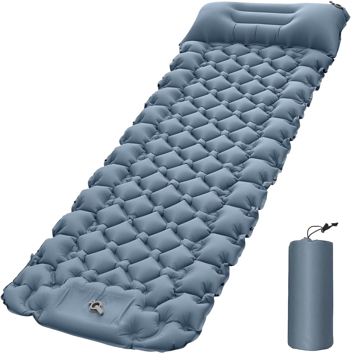 Lichte en Waterdichte Campingmat voor Buitenactiviteiten, Opblaasbare Slaapmat met Luchtkussen en Draagtas, Ideaal voor Kamperen en Wandelen