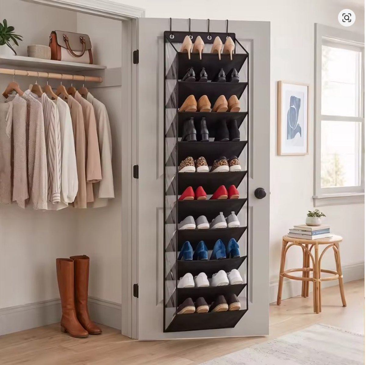 Hangend schoenenrek 20 paar schoenen