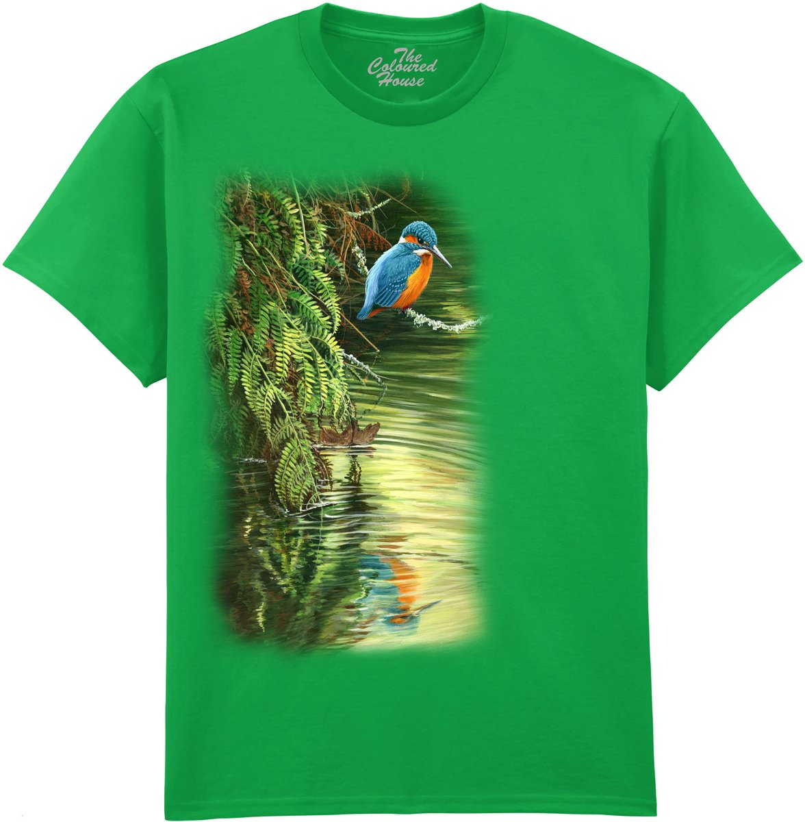 IJsvogel Kingfisher Reflection The Coloured House T-shirt XL