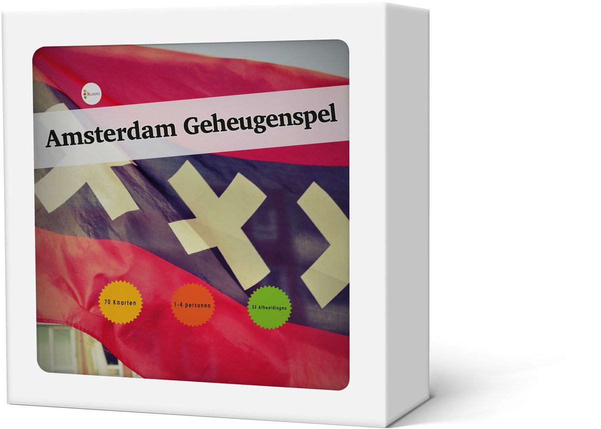 Geheugenspel Amsterdam - Kaartspel 70 kaarten - gedrukt op karton
