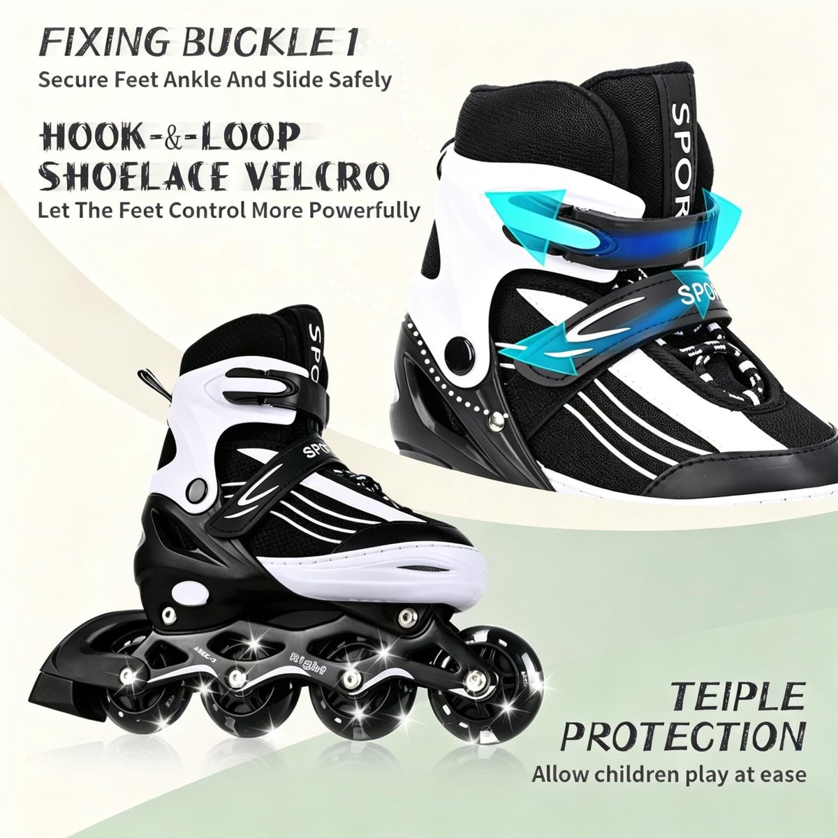 Solidchoice - Verstelbare Inline Skates voor Kinderen