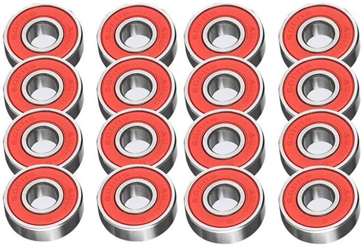 Lagers ABEC 9 - Kogellagers - Skateboard/Skates - Roller Skates - Scooter - 16 Stuks - Metalen Behuizing - Wiellagers