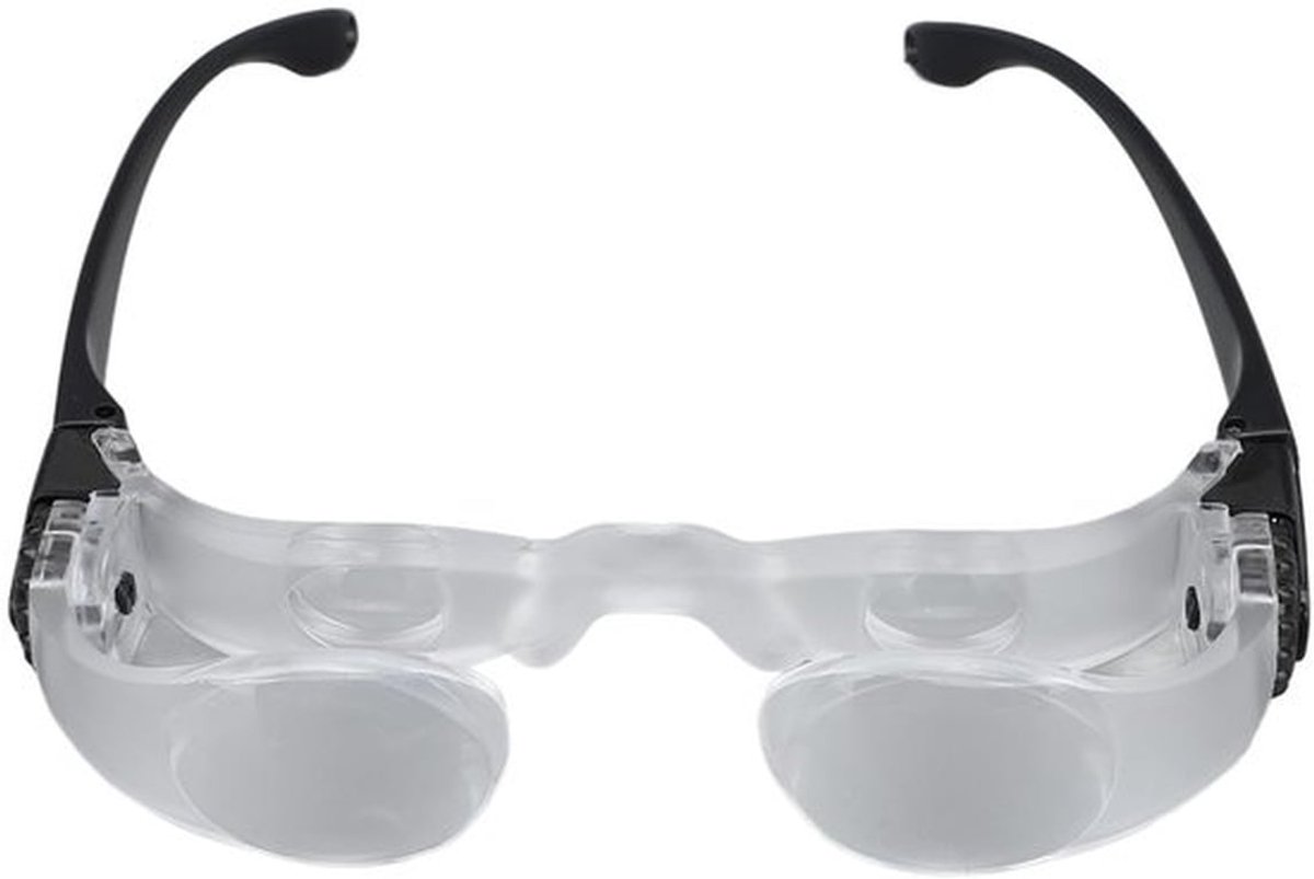 Verrekijkerbril 4x Vergroting - Handsfree Operabril - Verstelbare Telescoopbril - Comfortneuskussentje - Gepolariseerd Clipfilter - Ergonomisch Ontwerp - Vissersbril