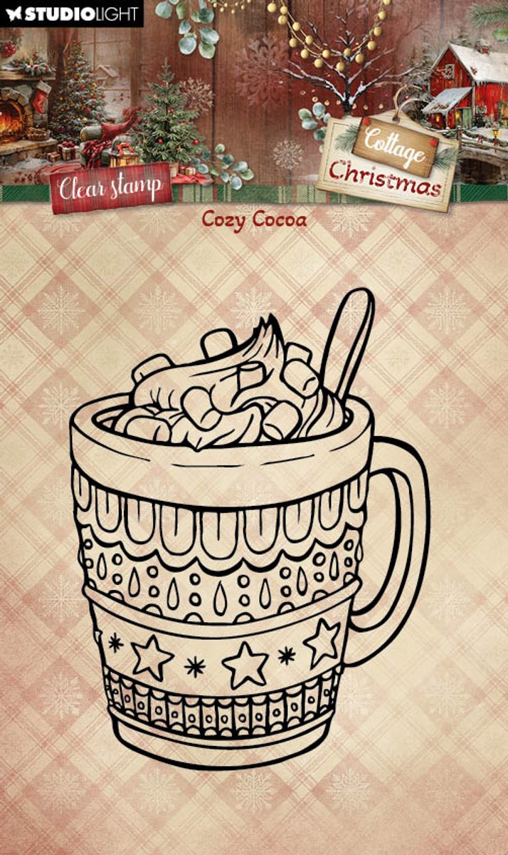 Clear stamps Cozy cocoa - Cottage christmas nr. 956