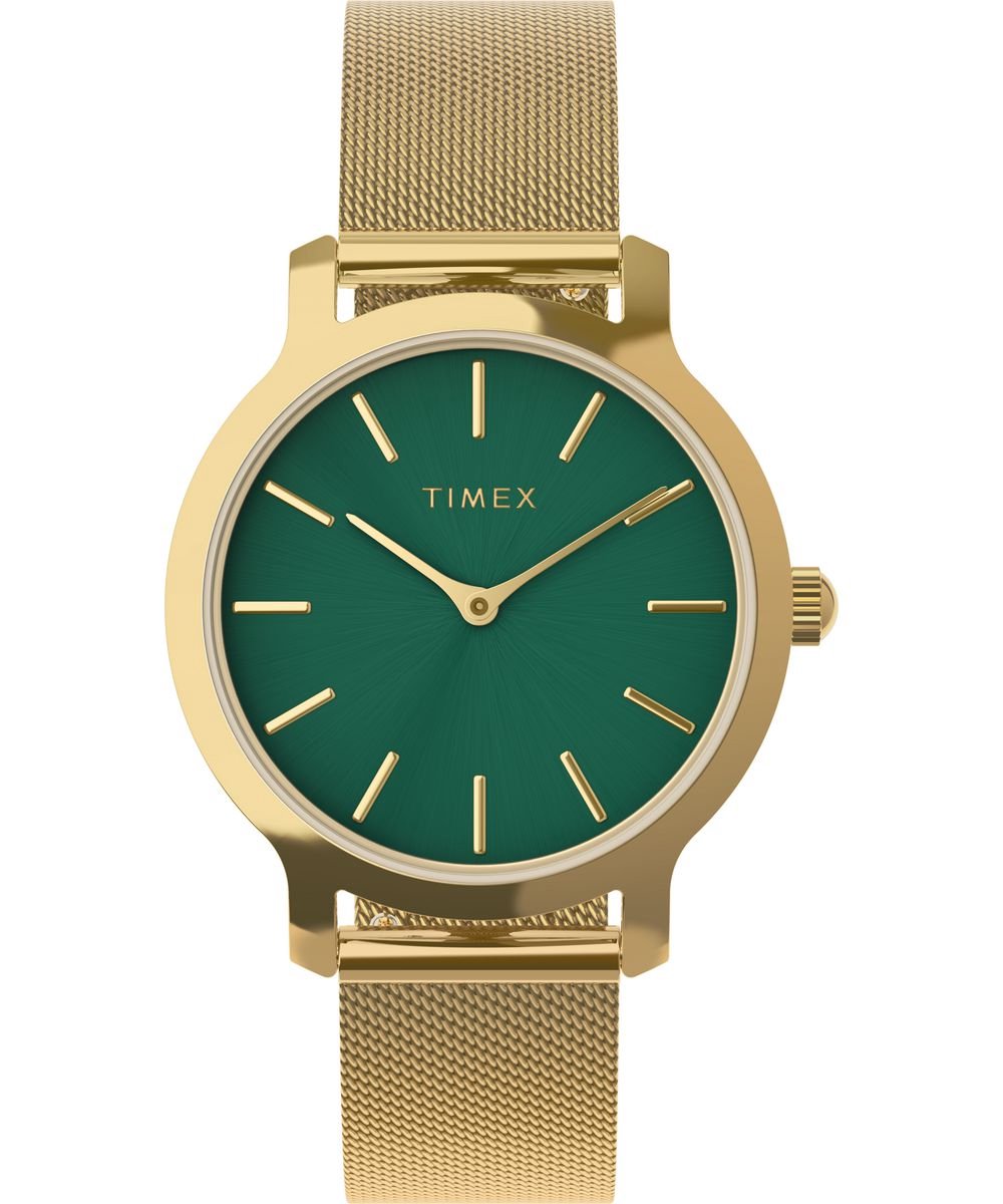 Timex Transcend TW2W87300 Horloge - Staal - Bruin - Ø 31 mm