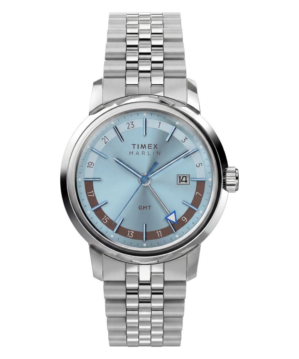Timex Marlin TW2Y84100 Horloge - Staal - Zilverkleurig - Ø 40 mm