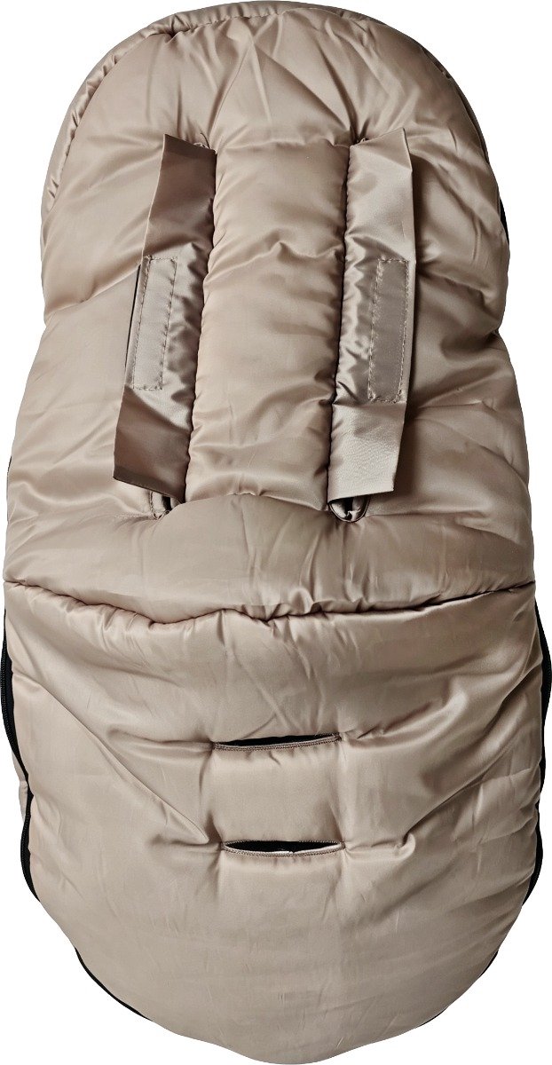 MamaLoes Taupe Autostoel/Wandelwagen Voetenzak — afbeelding 3