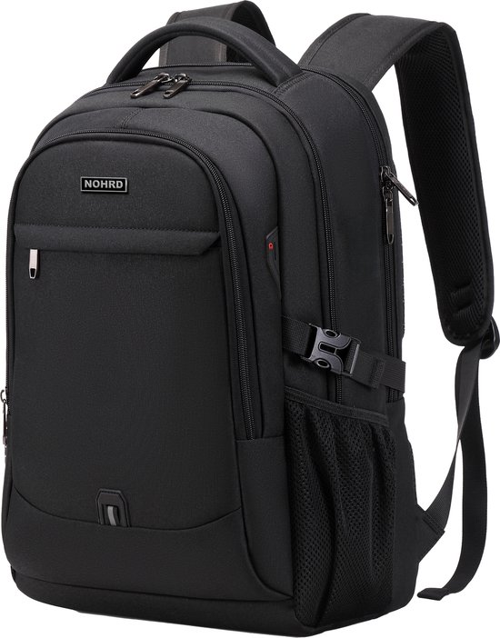 NOHRD Laptop Rugzak Dames & Heren - 17 inch - 30L - Rugtas met Laptopvak - Schooltas Meisje & Jongens - Spatwaterdicht - Boekentas