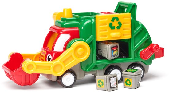 WOW Toys Flip 'n' Trip Fred - Vuilniswagen van Merkloos — afbeelding 5