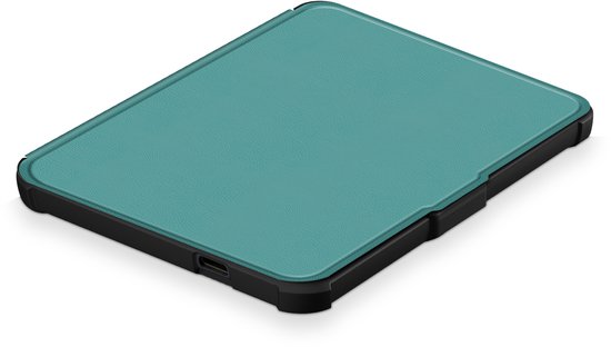 IYUPP Ereader Hoes geschikt voor Kobo Clara BW / Kobo Clara Colour - Folio Case - Met Auto-Wake functie - Groen — afbeelding 2