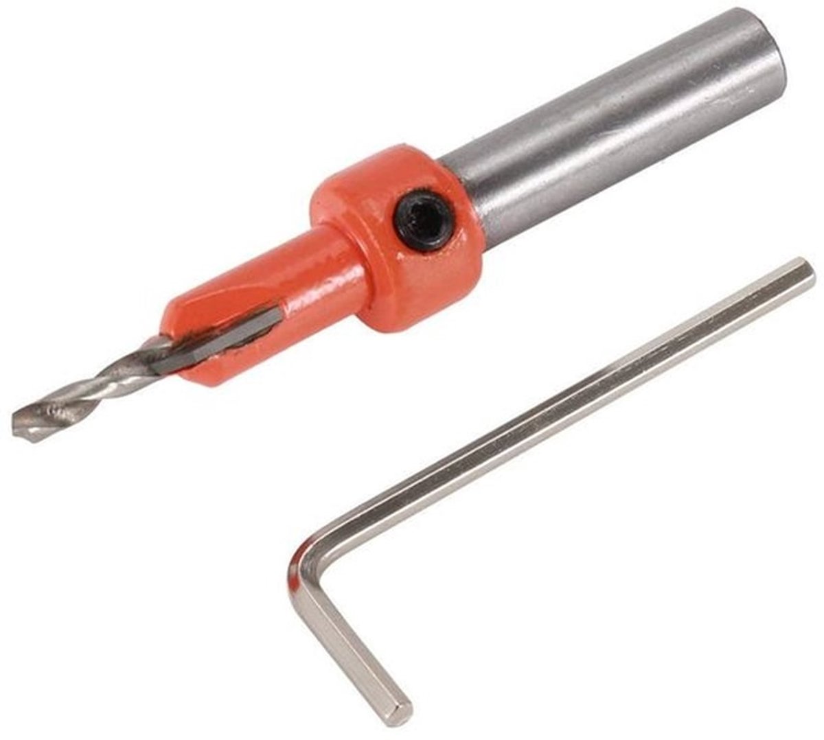 - Verzinkboorset - Houtbewerking - Perfect voor precisiewerk - 5-delige set - Voor hout en kunststof - Geschikt voor verschillende materia