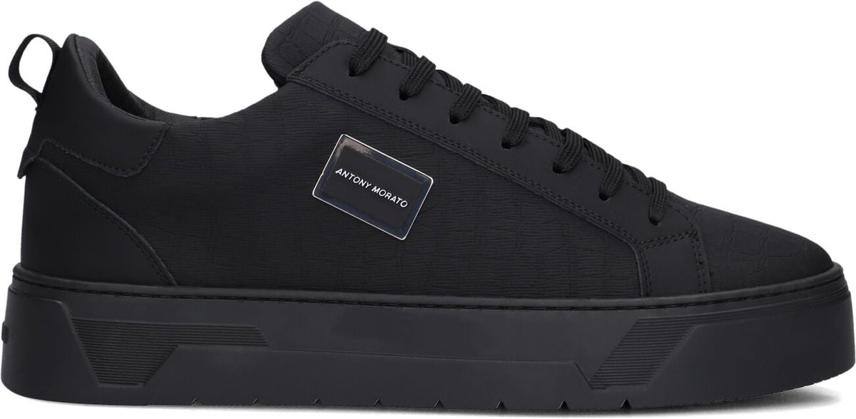 Antony Morato Mmfw01715 Sneakers Heren - Leren Sneaker - Zwart - Maat 44
