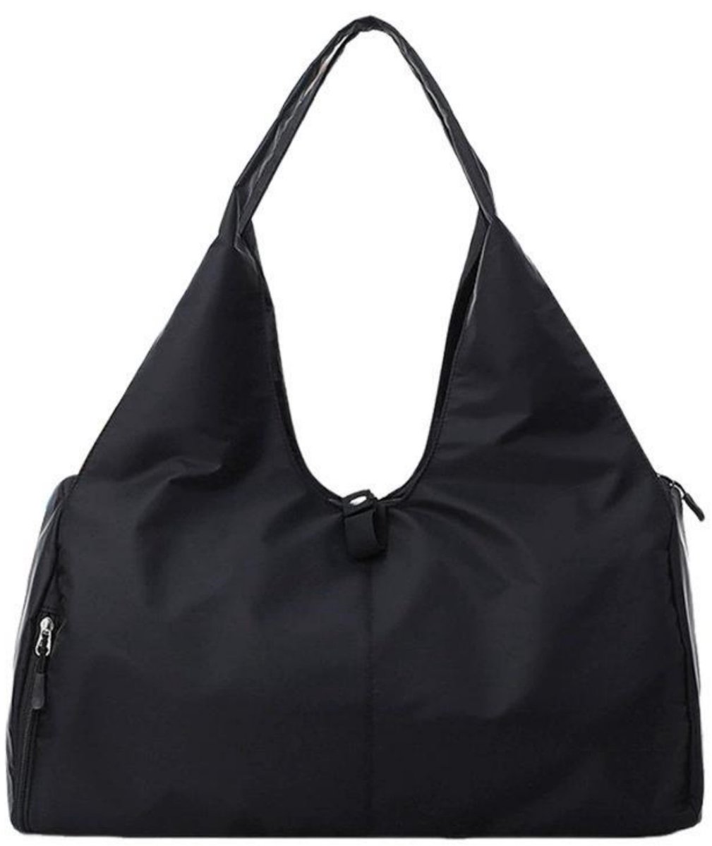 GELLDG Klassieke Sporttas – Grote Reistas met Handvat – 48x21x25cm – Geschikt voor Sport, Reizen en Zwemmen – Duurzaam Doek Materiaal – Met Apart Vak voor Schoenen en Natte Spullen