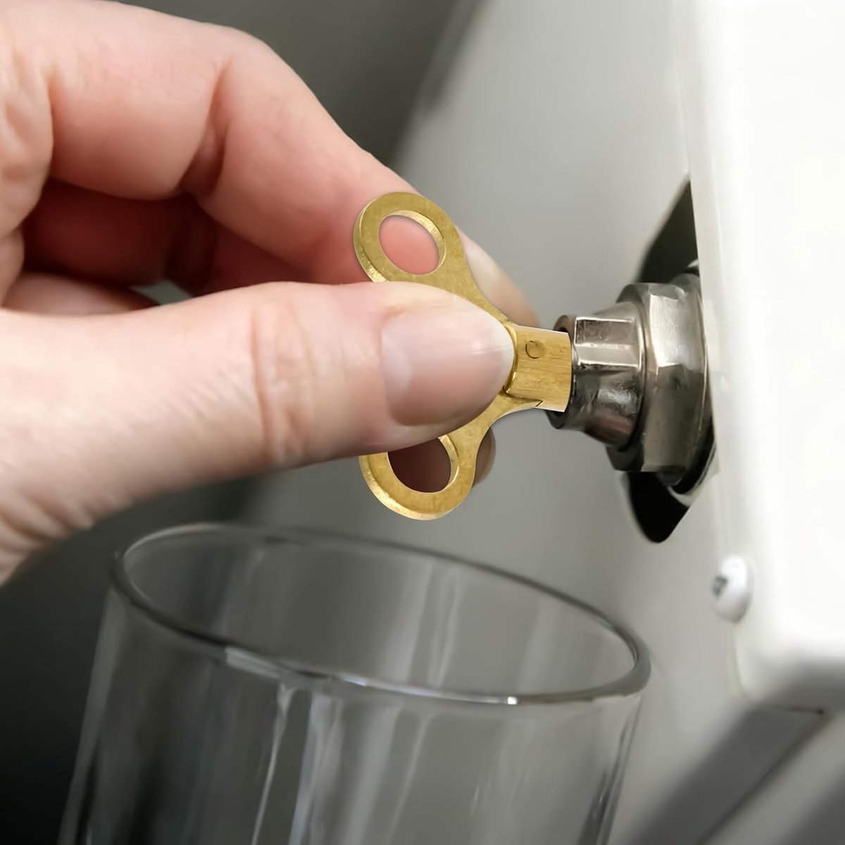 Radiator Sleutels - Ontluchtingssleutels - Verwarming Onderhoud - Antislip Ontwerp - 2 Stuks - Messing