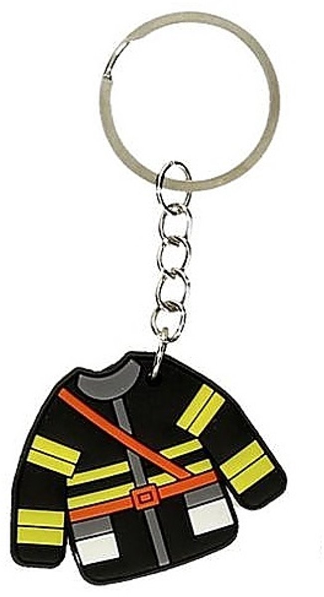 Brandweer Sleutelhanger & Tashanger - Brandweerpak Sleutelring - Strak & Gedetailleerd Ontwerp